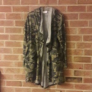 Grab and go jacket that wears like a sweatshirt